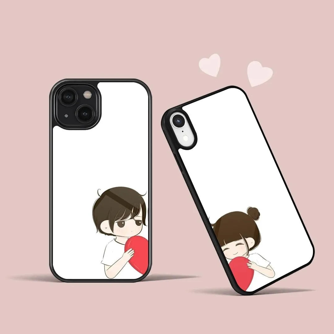 Heart-to-Heart Completion Couple Phone Case