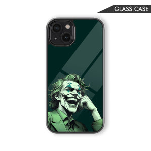 Joker Smiling Madman Glass Phone Case – DC Villain Superhero Phone Cover