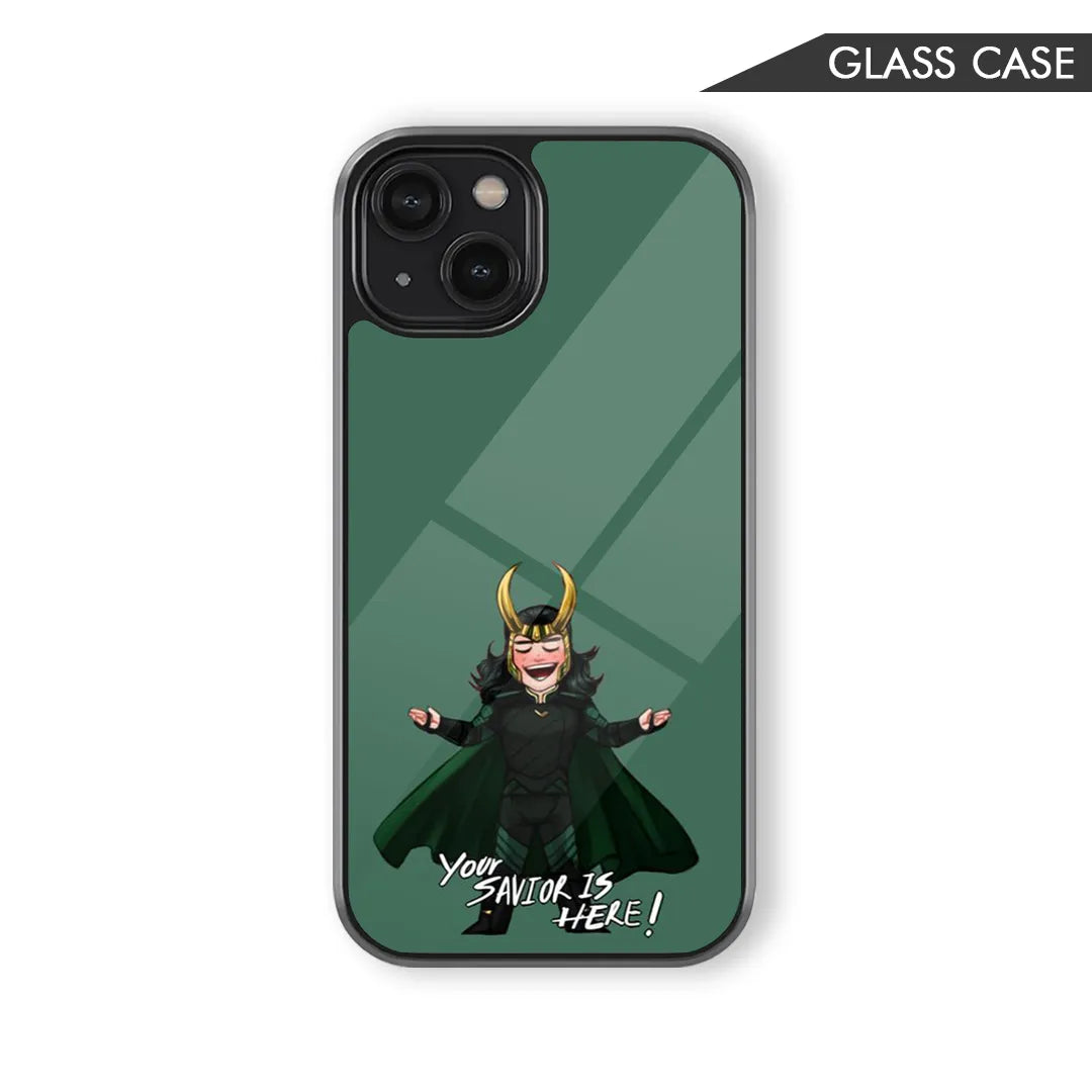 Chibi Loki: God of Mischief Glass Case