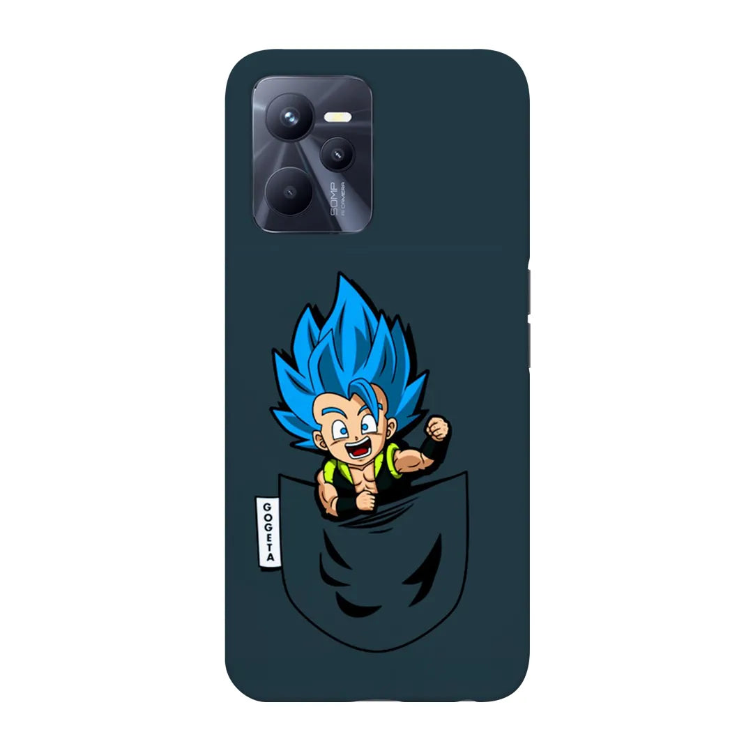 Pocket Saiyan: Chibi Goku Blue Glass Case
