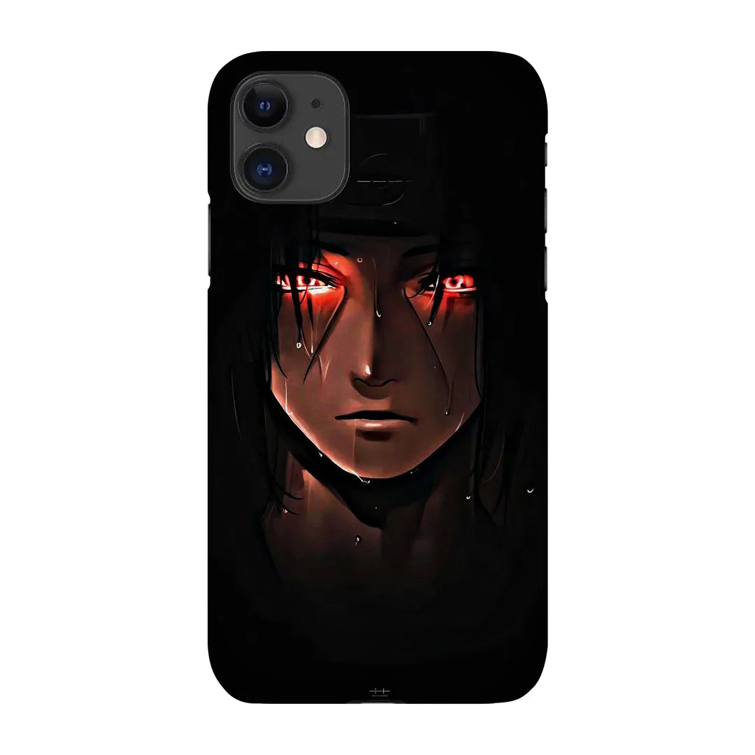 Cursed Gaze: Itachi Uchiha Red Eyes Glass Case