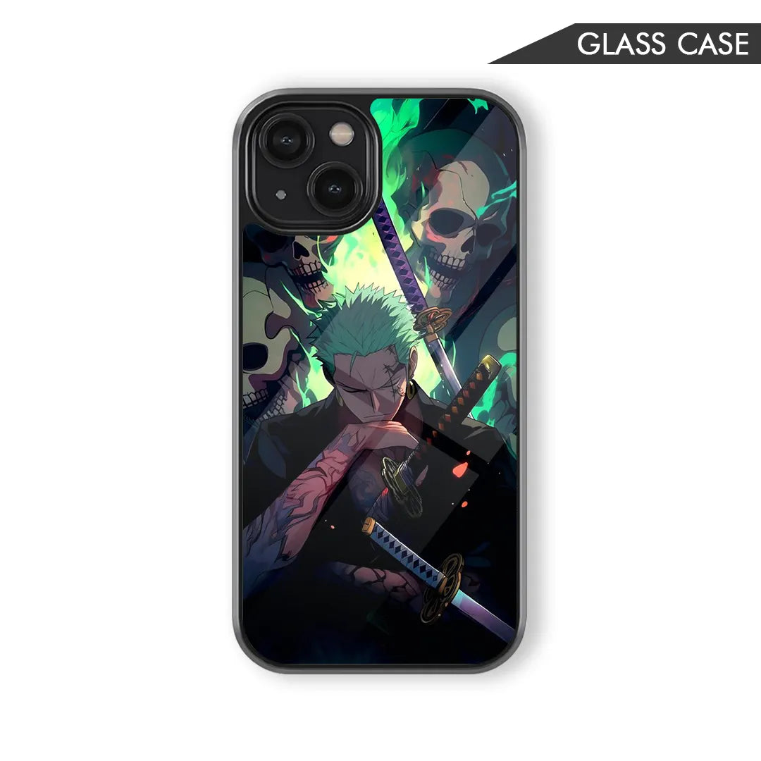 Pirate Hunter: Zoro Ghostly Aura Glass Case