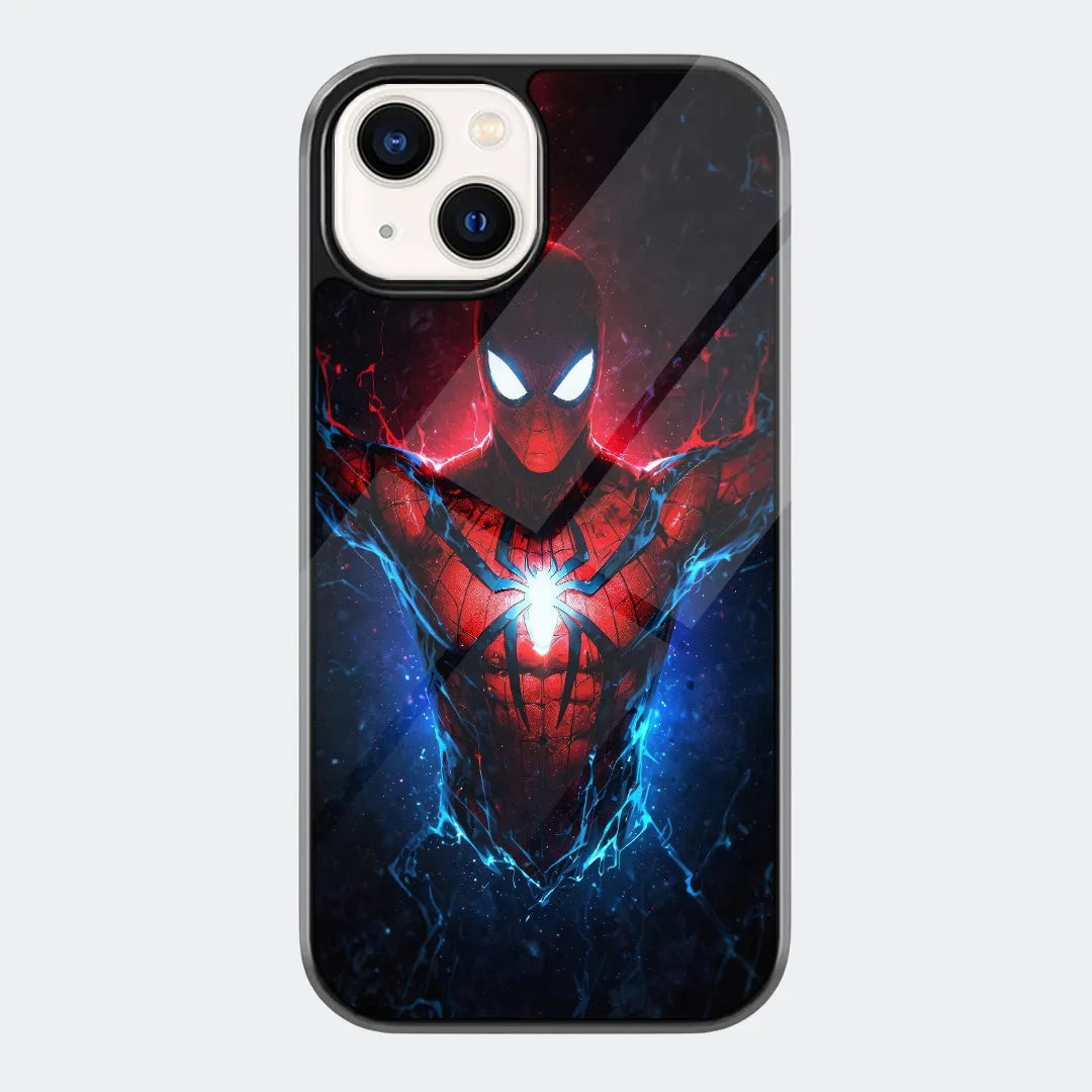Spider-Man: Iron Spider Electric Charge Glass Case