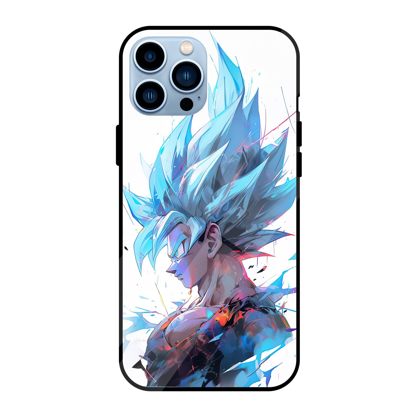 Ascendant anime dragon warrior with blazing transformation energy and dramatic power effects