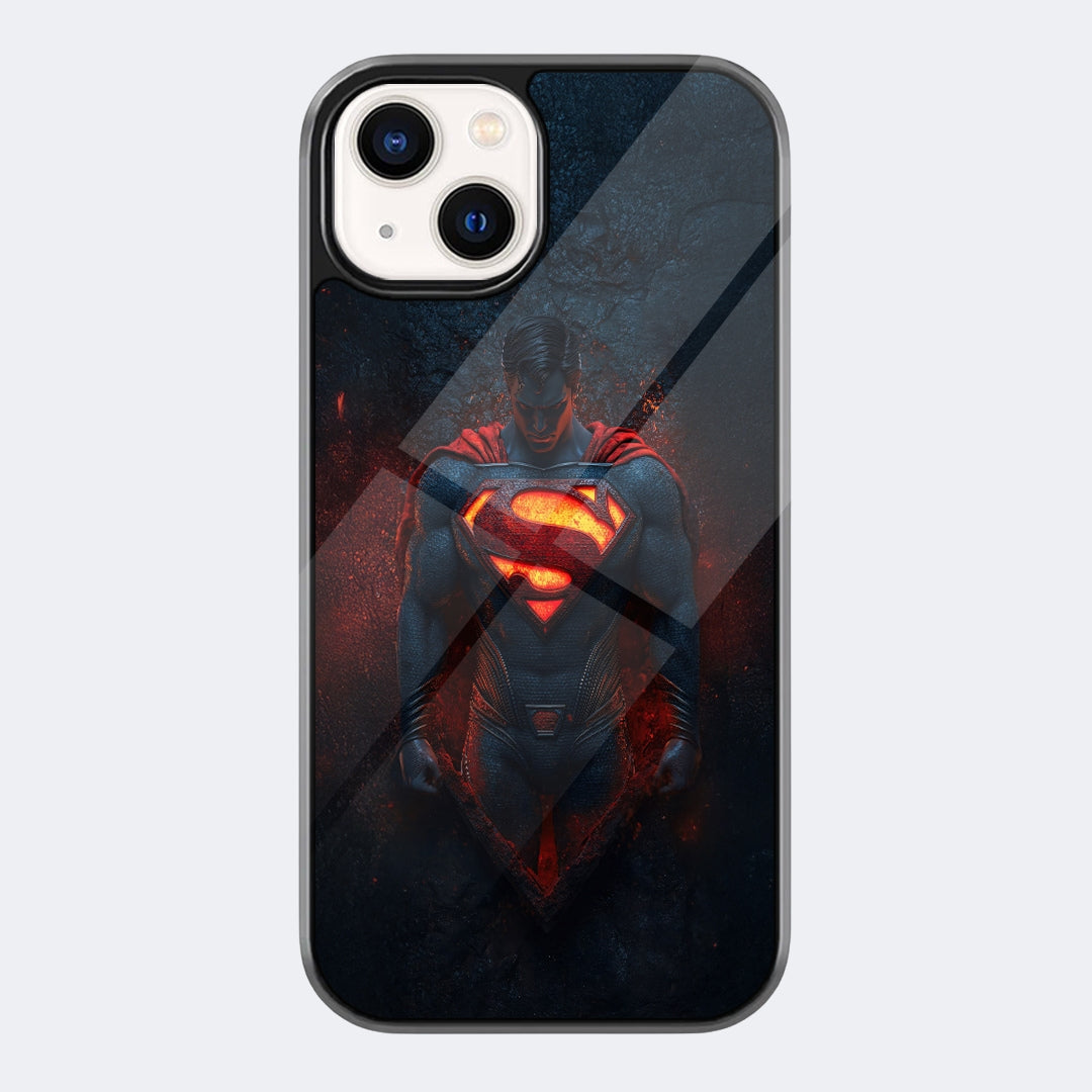 Doctor Strange Mystic Fire Phone Case featuring a mystical hero casting fiery orange magic with blue-red cosmic energy around the artwork