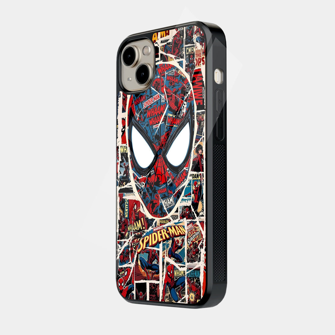 Spider-Man Comic Collage iPhone case - side view