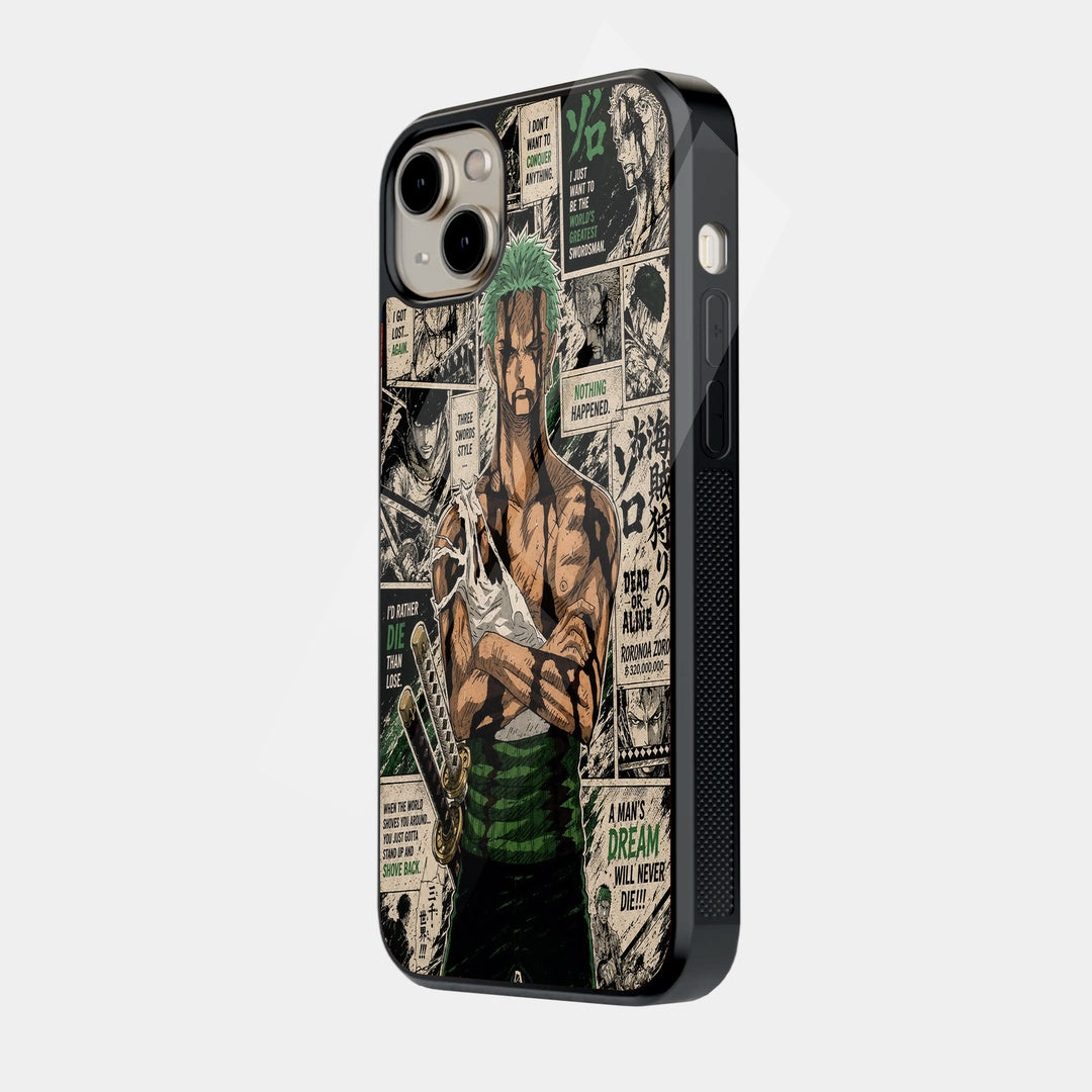 Wolverine Comic Collage iPhone case - side view