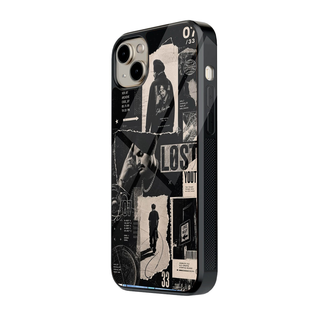 Lost Youth Collage iPhone case - side view
