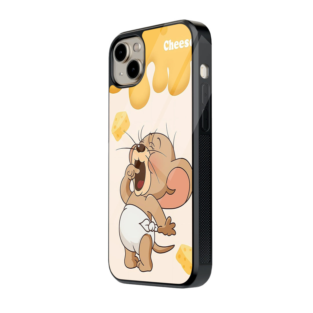 Jerry Cheese iPhone case - side view