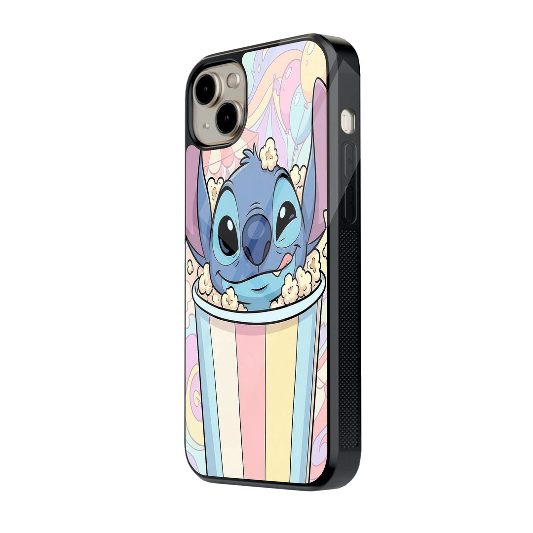 Stitch Popcorn iPhone case - side view