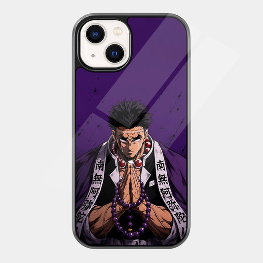Anime Warrior in Purple iPhone Case artwork featured in the Kaarigaricraft shopping guide
