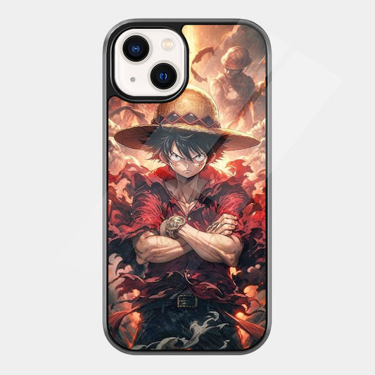 Luffy in Flames iPhone Case artwork featured in the Kaarigaricraft shopping guide