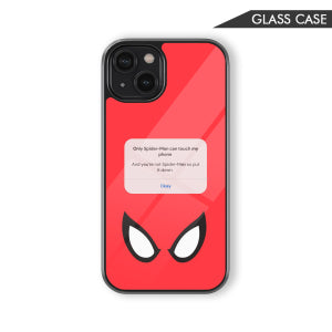 Spiderman Only Me Lock Screen Glass Phone Case – Funny Superhero Phone Cover