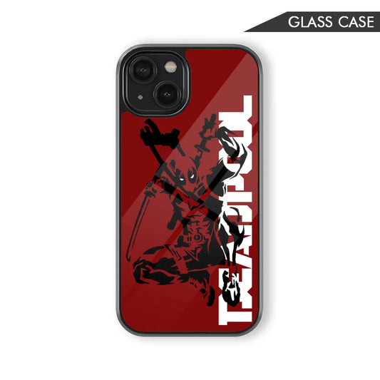 Deadpool "Merc with a Mouth" Crimson Action Glass Case
