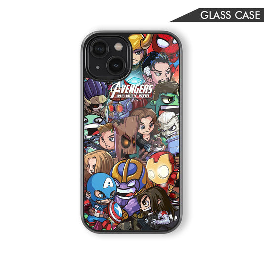 Avengers Assemble: Hero Chibi Collage Case
