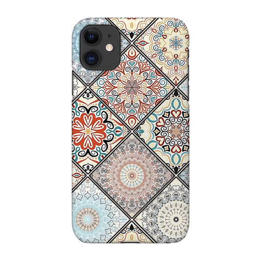 Antique Mosaic: Intricate Geometric Tile Pattern Case