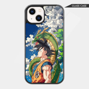 Premium Dragon Warrior Glass Case with Vibrant Character Art Design