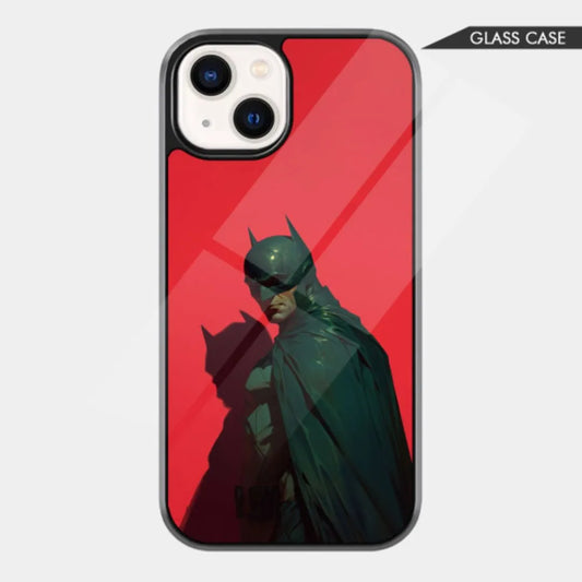 Batman Red Silhouette Combat Cover