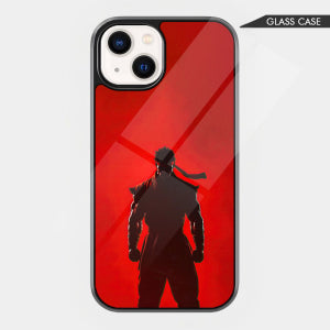 Street Fighter Ryu Silhouette Glass Phone Case – Gaming Warrior Phone Cover