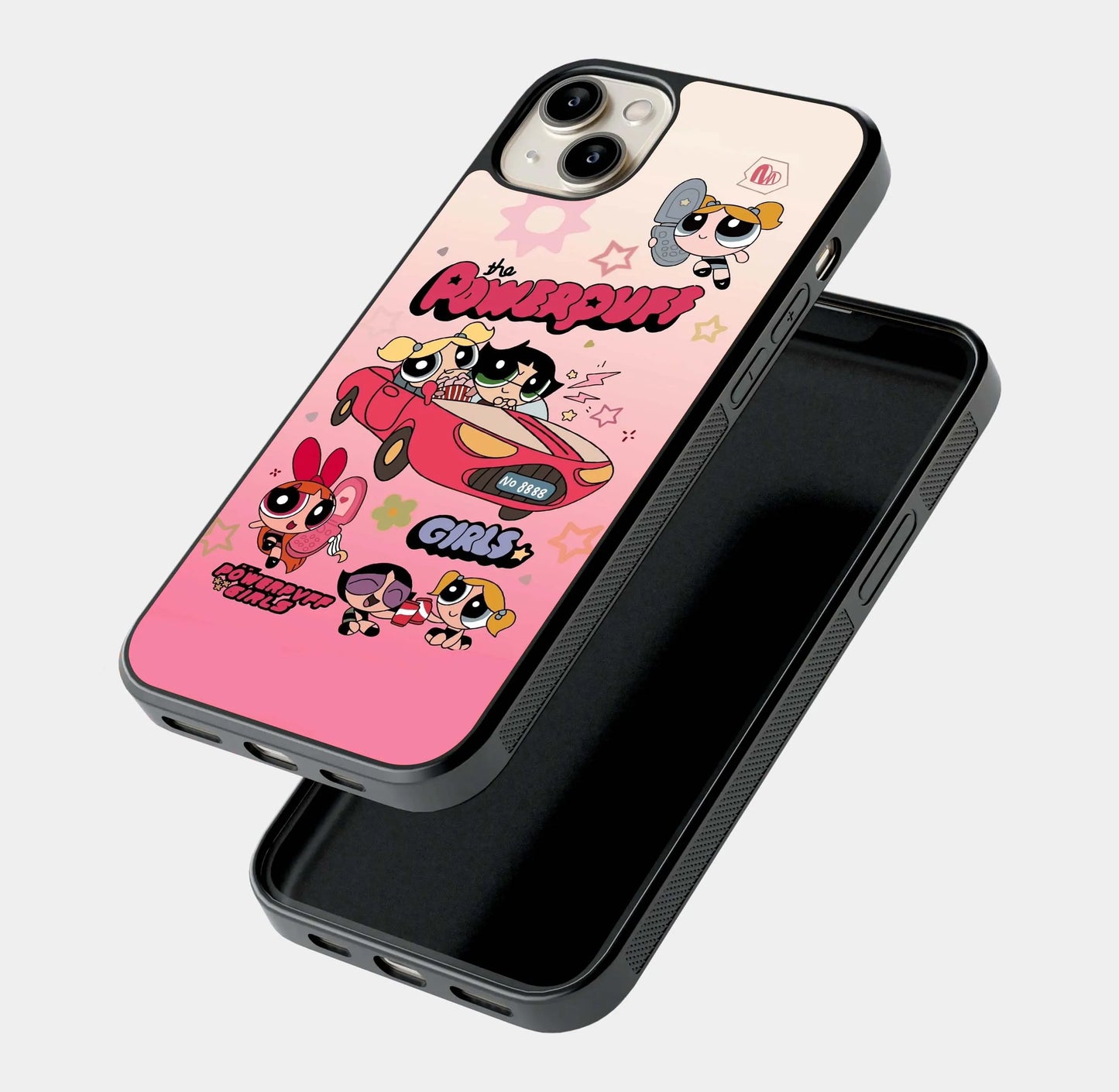 Powerpuff Drive: Retro Cartoon Girl Power Glass Case