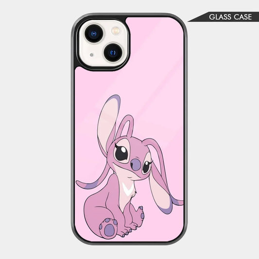 Angel’s Duggu Grace: Sweet Pink Alien Portrait Glass Case.