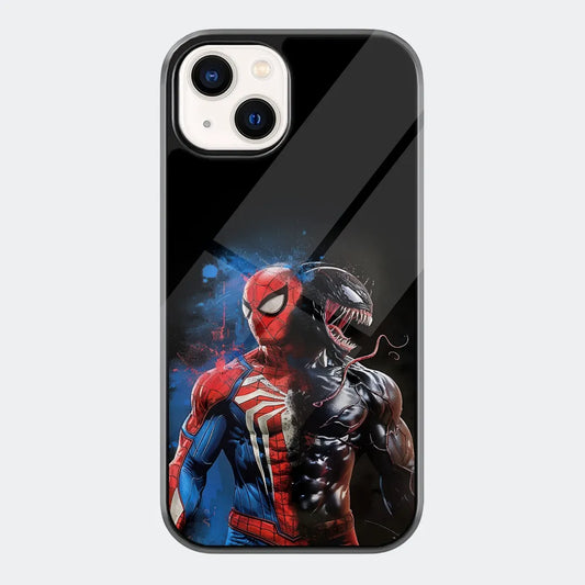 The Symbiote Struggle: Spider-Man vs. Venom Glass Case