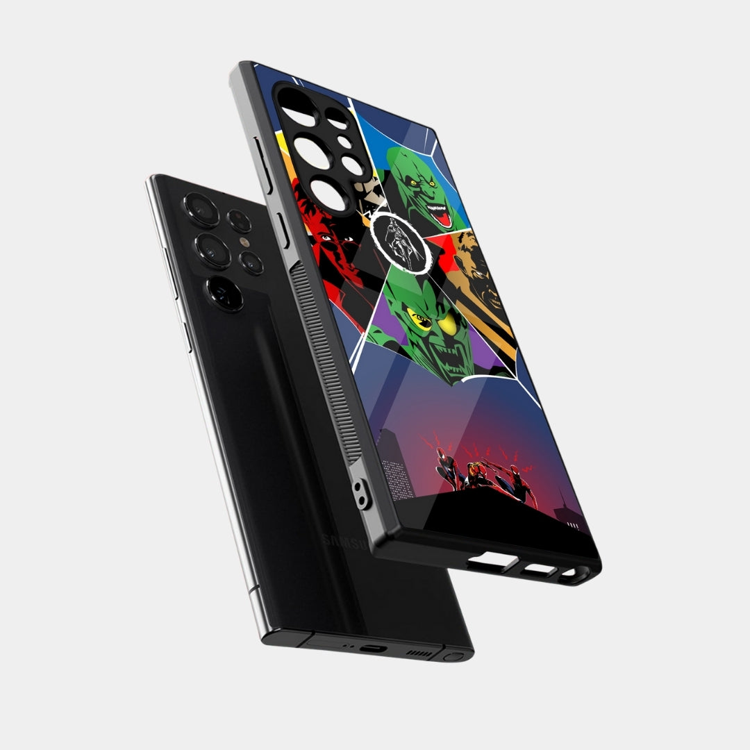 Spider-Man Sinister Villains Montage Glass Case