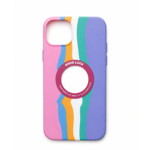 Premium Crystal Aura Phone Case with premium luxury artwork on a matte glass phone cover