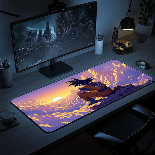 Goku Relax In Mountain Keyboard Mat