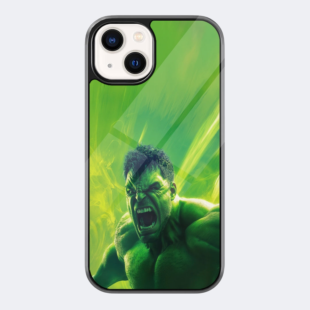 Daredevil Red Vigilante Phone Case featuring a horned red-suited vigilante silhouette walking through a bold crimson background