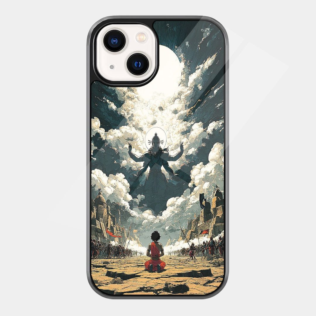 Moonlit Anime Journey iPhone case - front view
