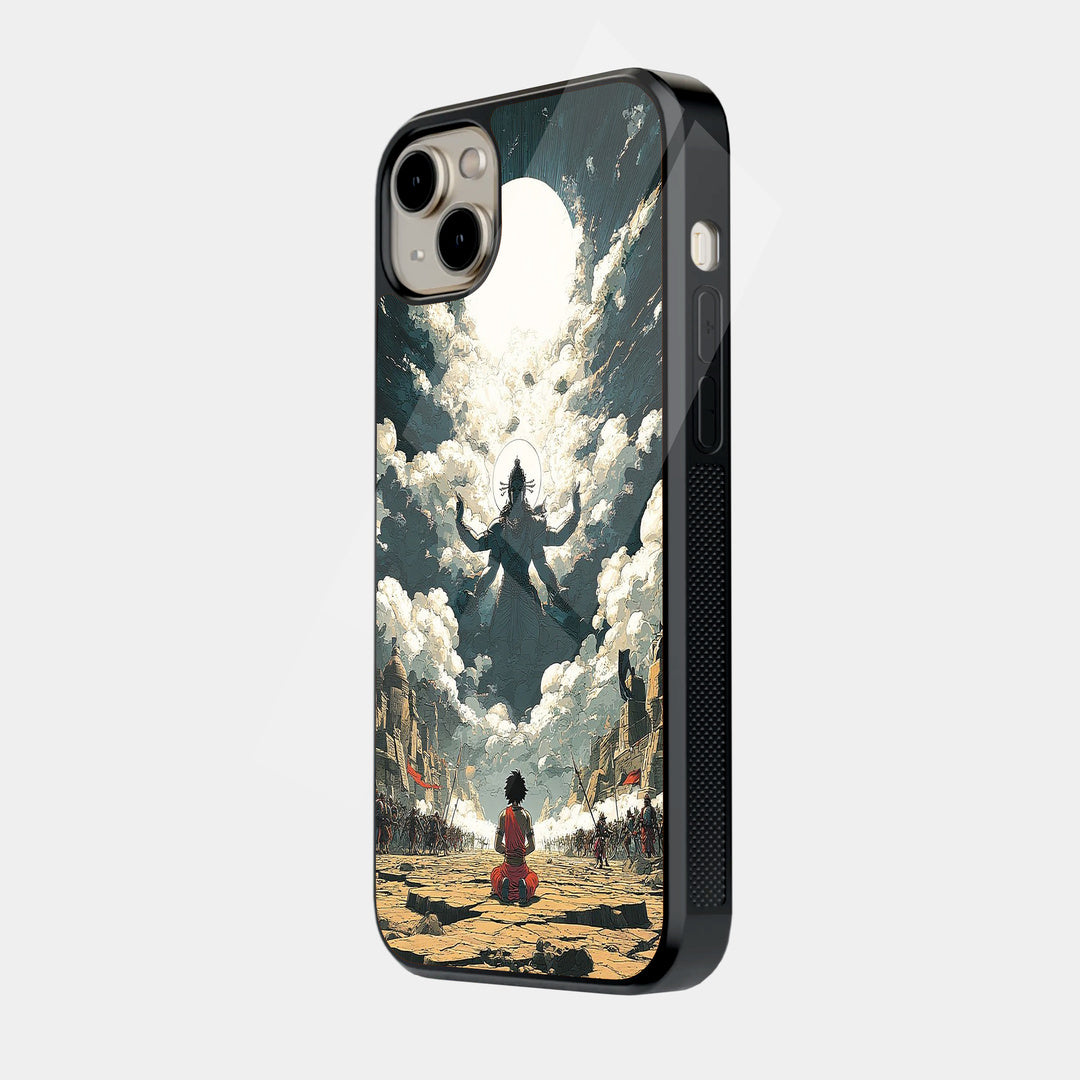 Moonlit Anime Journey iPhone case - side view