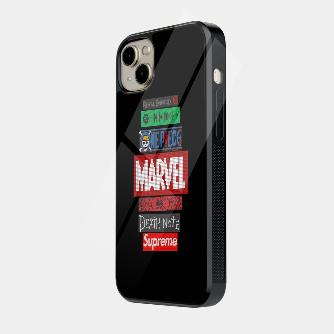Pop Culture Logos iPhone case - side view