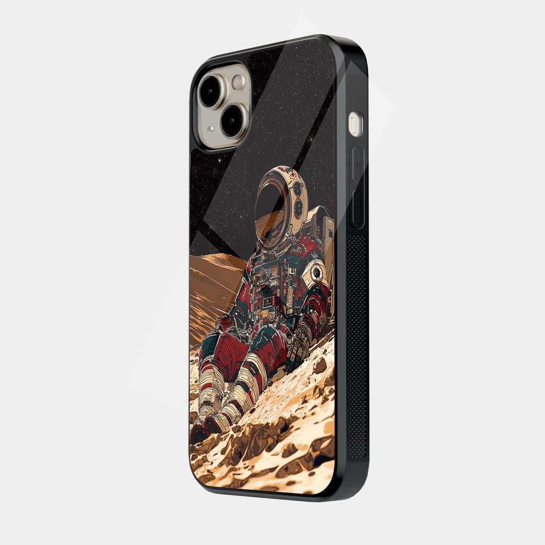 Astronaut on the Moon iPhone case - side view