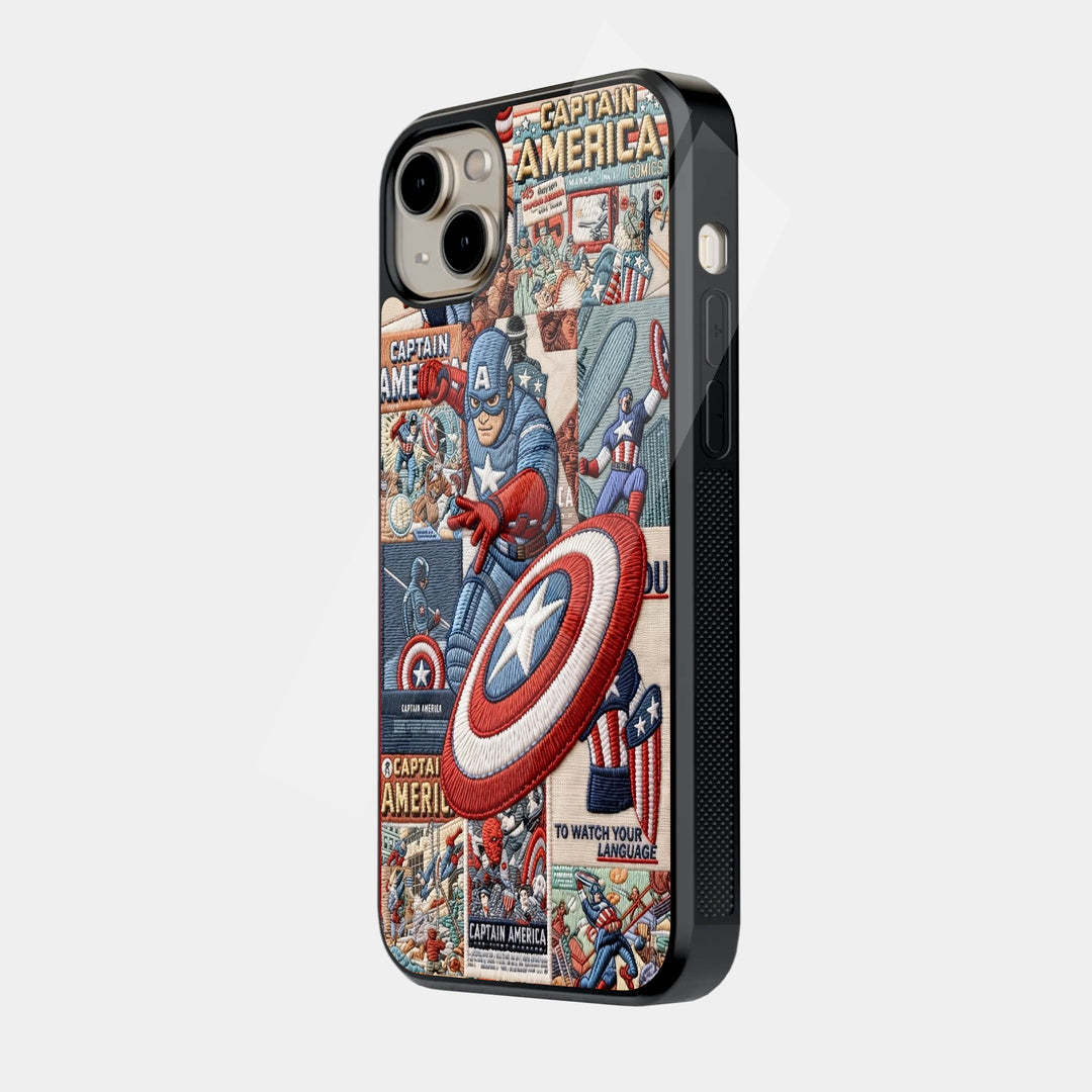 Captain America Comics iPhone case - side view