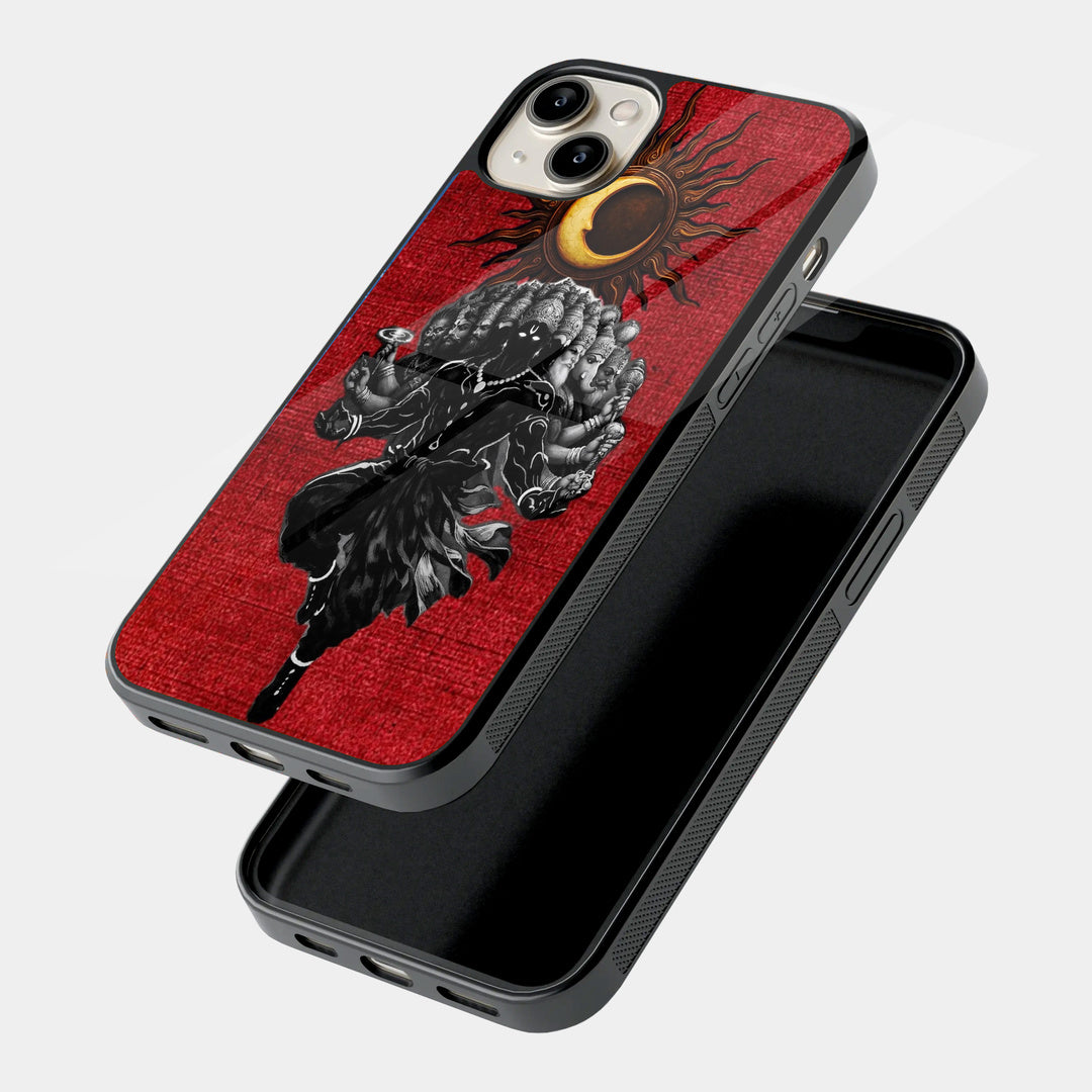 Black Knight Eclipse iPhone case - angled view