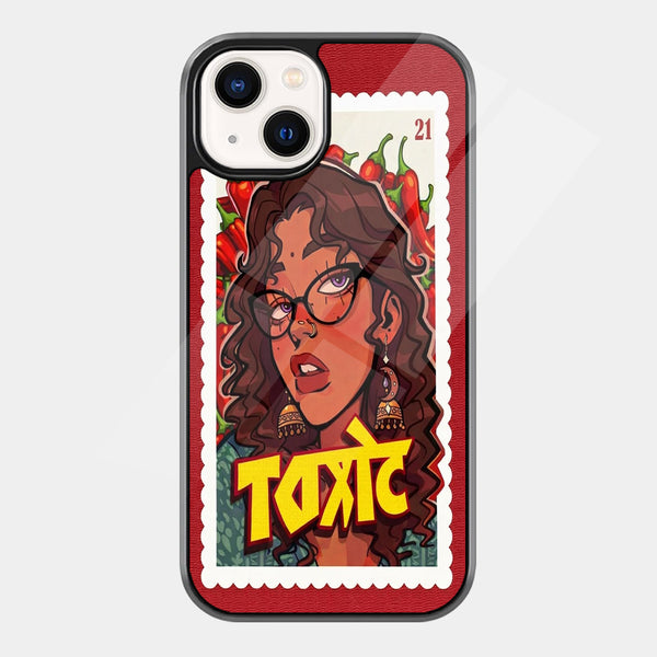 Toxic Pop Art Portrait iPhone case - front view
