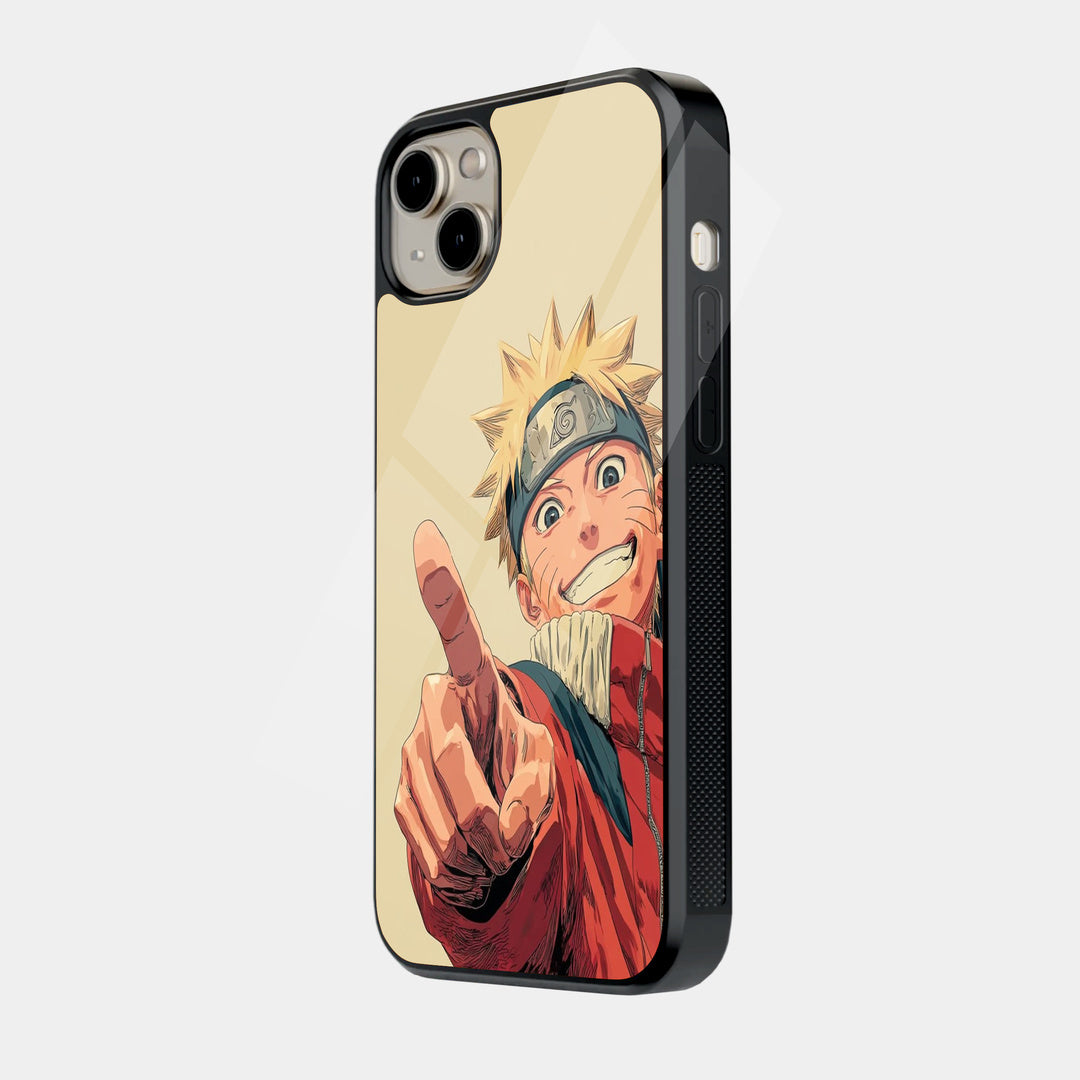 Naruto Reaching Out iPhone case - side view