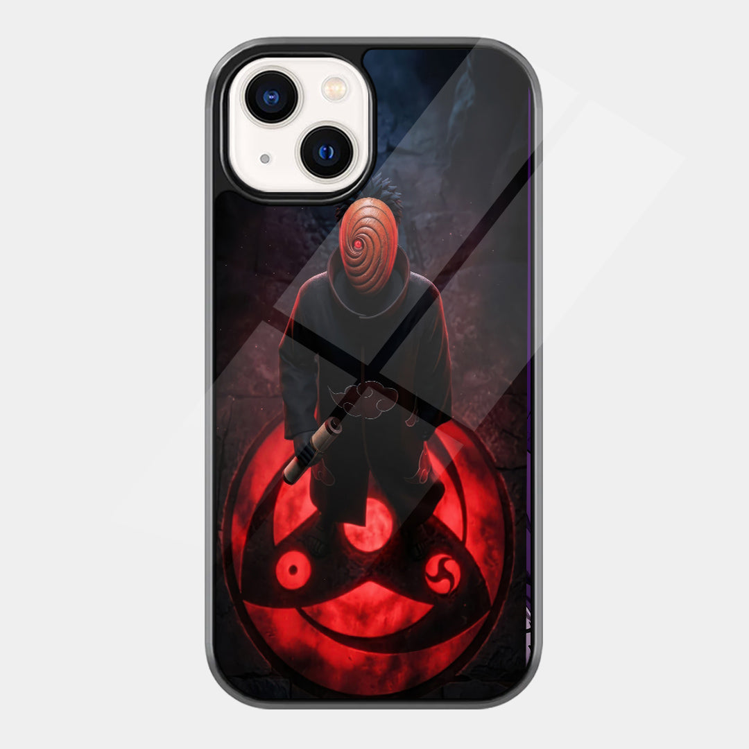 Crimson Sharingan iPhone case - front view
