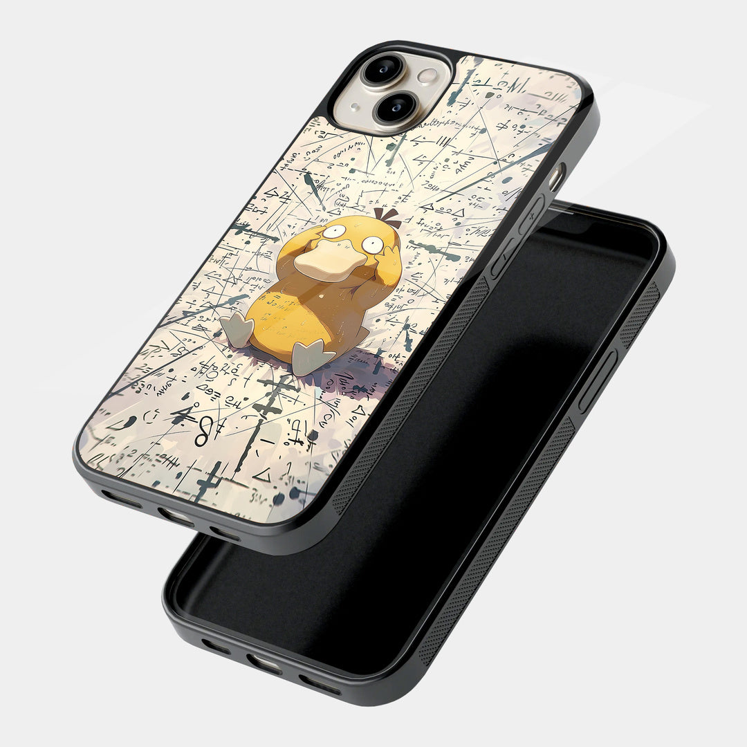 Psyduck Sketch iPhone case - angled view