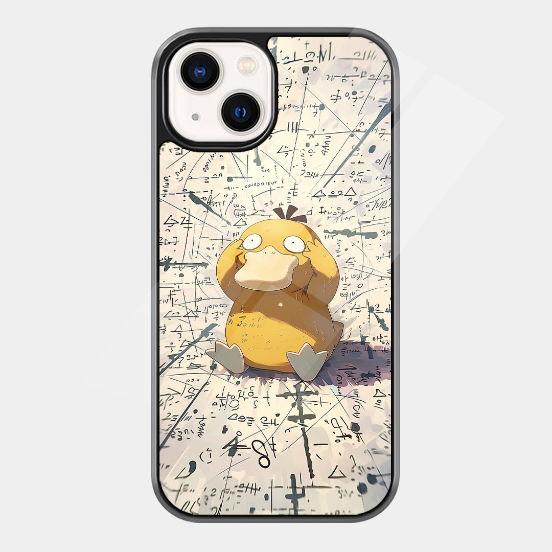 Psyduck Sketch iPhone case - front view