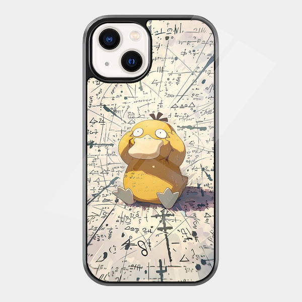 Psyduck Sketch iPhone case - front view