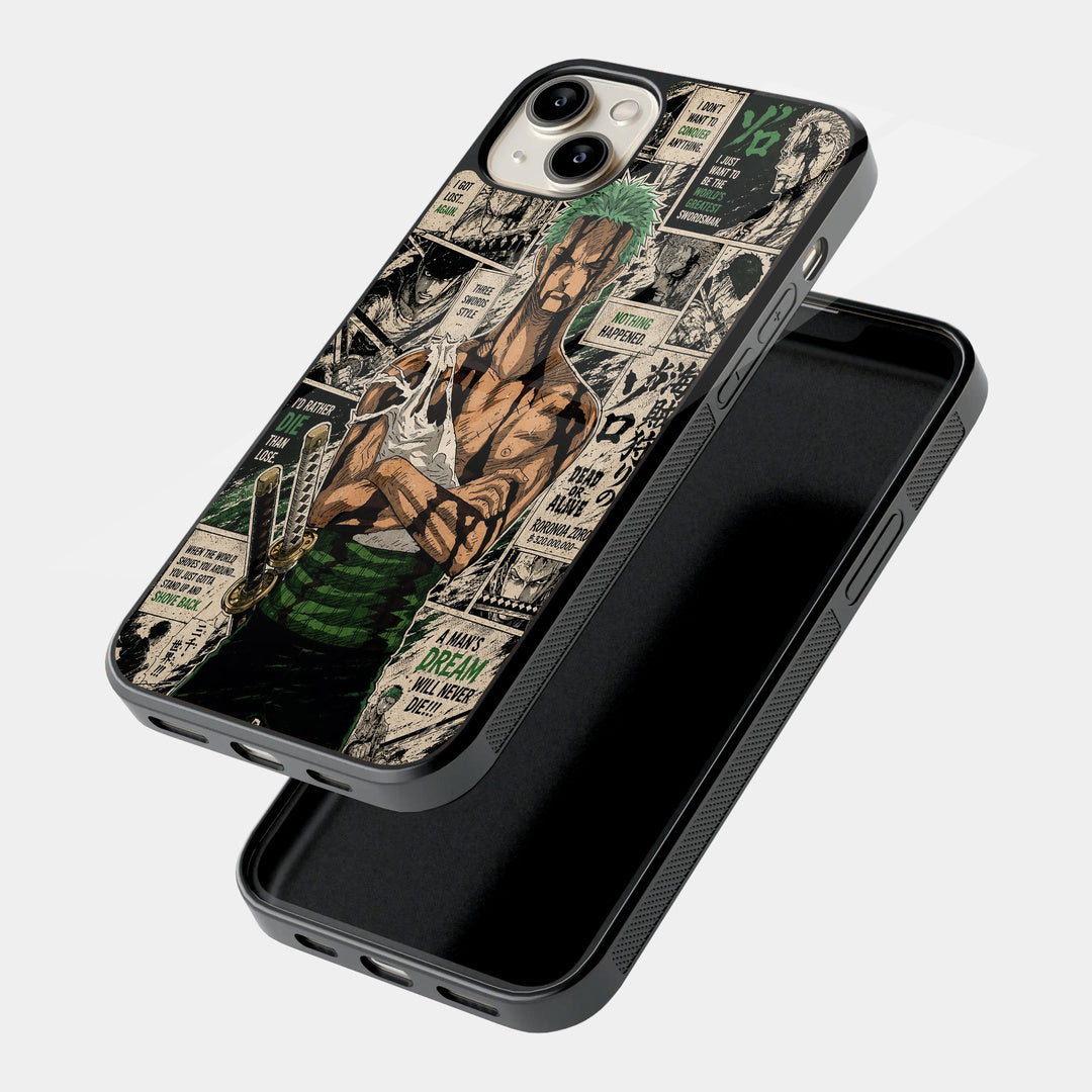 Wolverine Comic Collage iPhone case - angled view