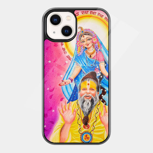 Colorful Spiritual Portrait iPhone case - front view