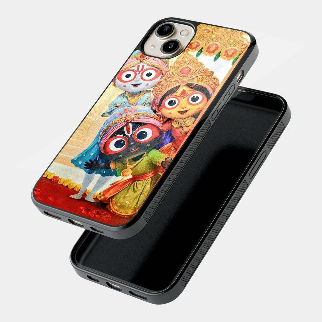 Jagannath Festival iPhone case - angled view