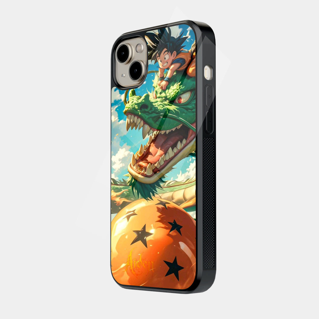 Shenron and Dragon Ball iPhone case - side view