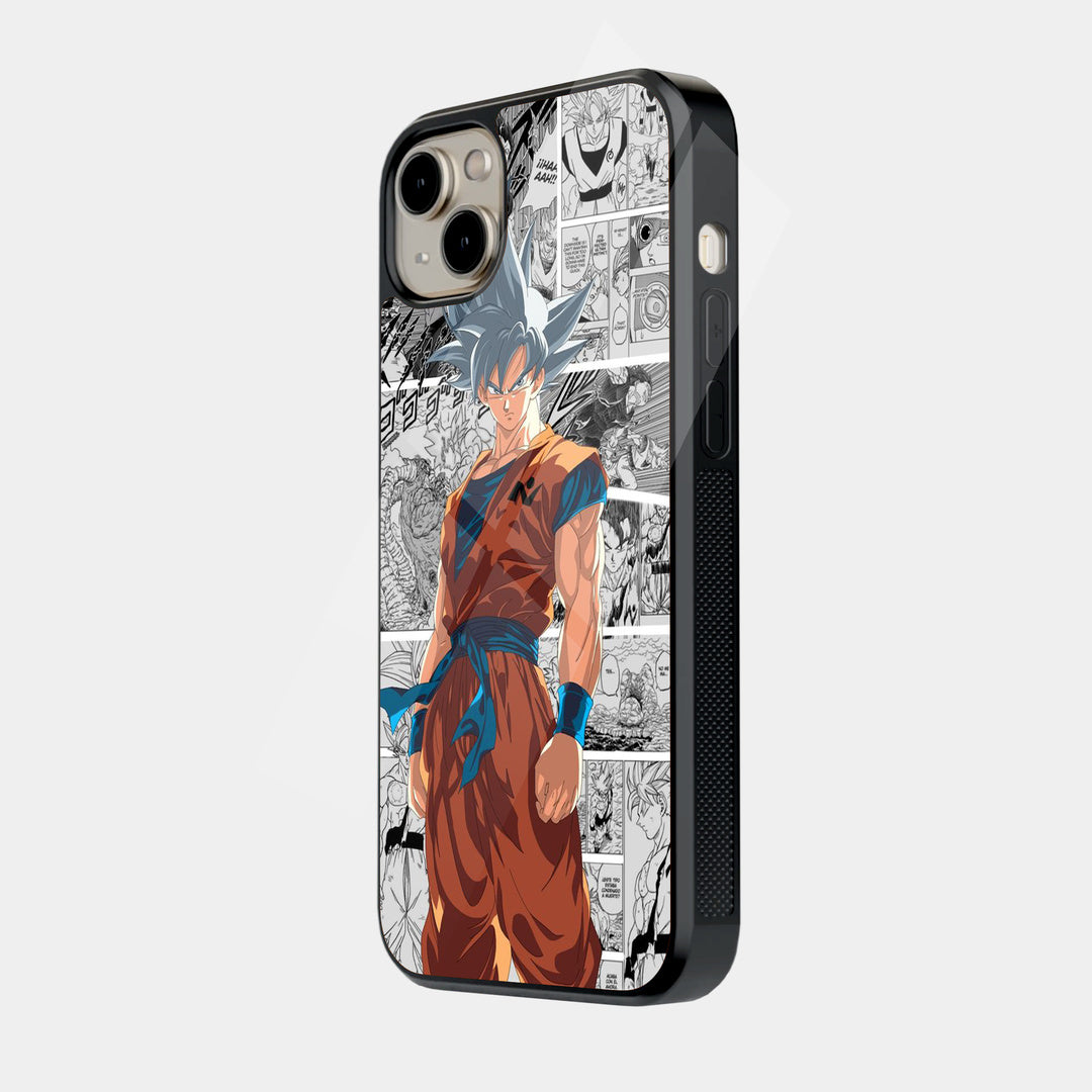 Goku Manga Collage iPhone case - side view