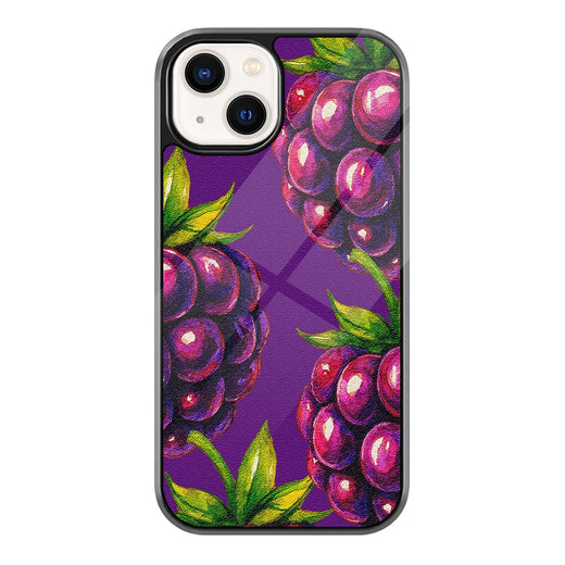 Grape Pattern iPhone case - front view