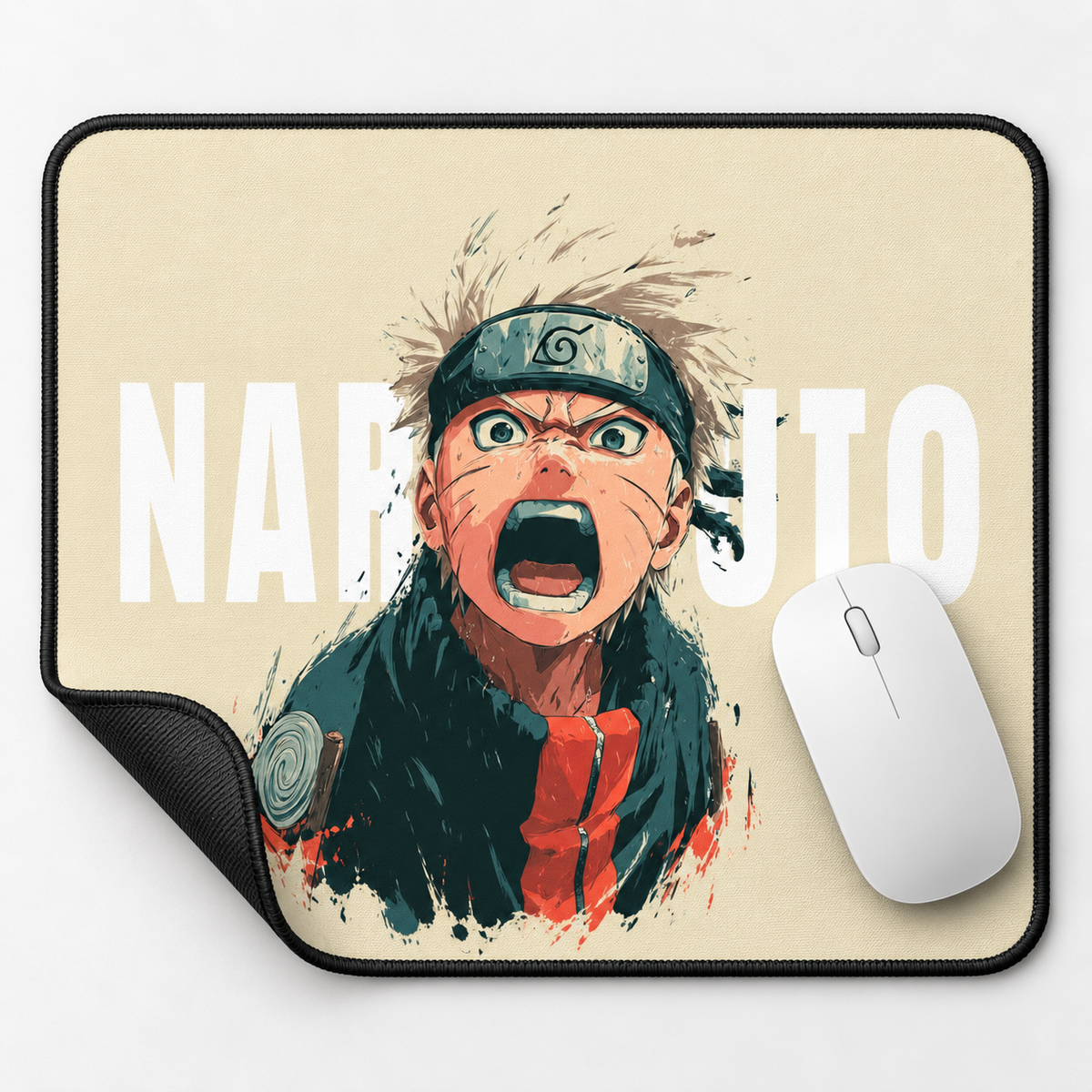 Naruto Shout Manga Anime Mouse Pad - close-up artwork view