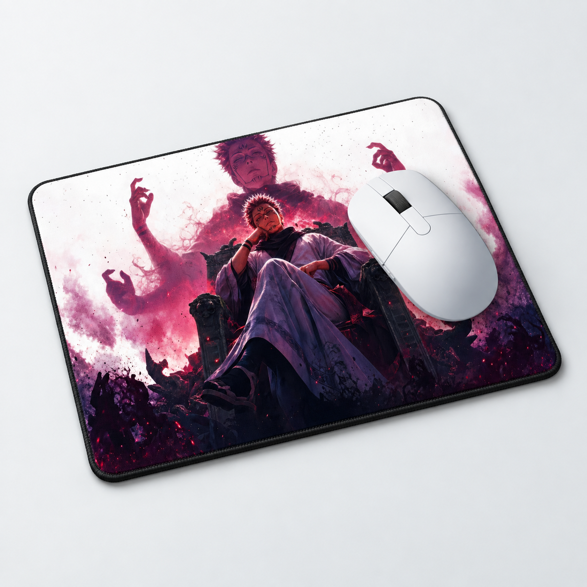 Sukuna Cursed Shadow Anime Mouse Pad - alternate product view